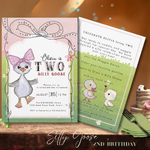 Invitation pour le 2ème anniversaire de Two Silly 
