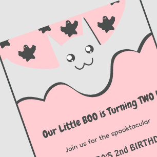 Invitation pour le 2ème anniversaire d'Halloween F