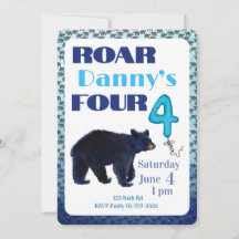 Invitation pour le 4ème anniversaire de Roar Four