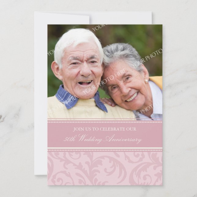 Invitation pour le 50e anniversaire de la photo au (Devant)