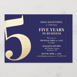Invitation pour le 5e anniversaire