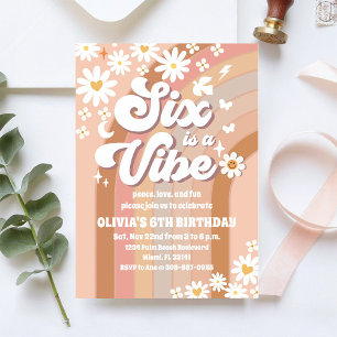 Invitation pour le 6ème anniversaire de Retro Rain