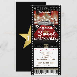 Invitation pour le billet de la soirée VIP sur le 