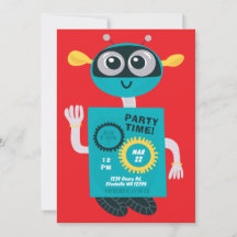 Invitation pour le deuxième anniversaire de garçon