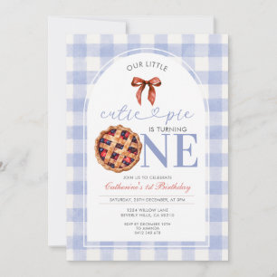 Invitation pour le premier anniversaire de Cutie P