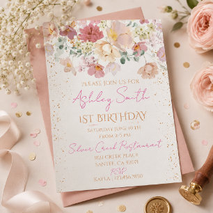 Invitation pour le premier anniversaire de Dloral