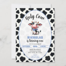 Invitation pour le premier anniversaire de Holy Co