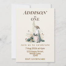 Invitation pour le premier anniversaire de la lout
