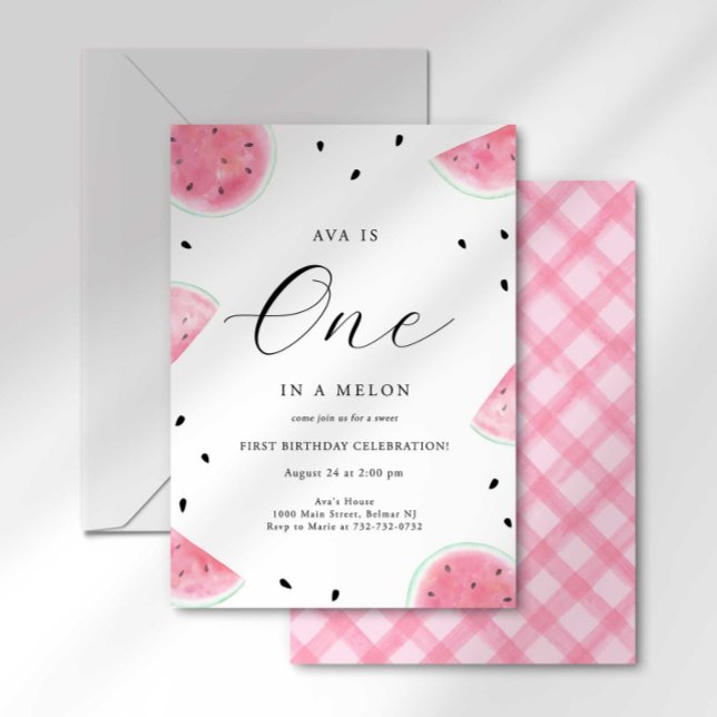 Invitation pour le premier anniversaire de la past (Créateur téléchargé)