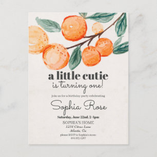 Invitation pour le premier anniversaire de la peti