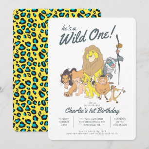 Invitation pour le premier anniversaire de Lion Ro