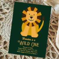 Invitation pour le premier anniversaire de Lion Wi
