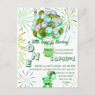 Invitation pour le premier anniversaire de Little 