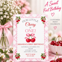 Invitation pour le premier anniversaire de One Swe