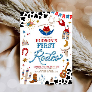 Invitation pour le premier anniversaire de Rodéo