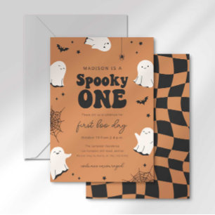 Invitation pour le premier anniversaire de Spooky 