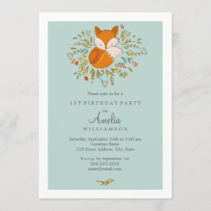 Invitation pour le premier anniversaire de Sweet W