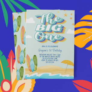 Invitation pour le premier anniversaire de The Big