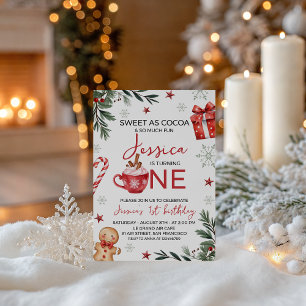 Invitation pour le premier anniversaire de Winter 