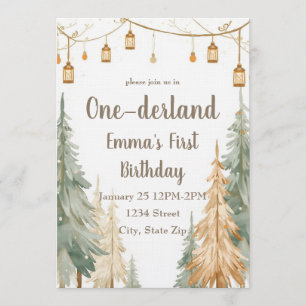 Invitation pour le premier anniversaire de Winter 