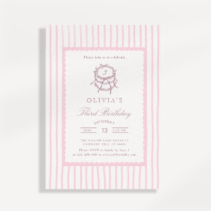 Invitation pour le troisième anniversaire de la Co