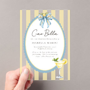 Invitation pour le week-end Ciao Bella entre célib