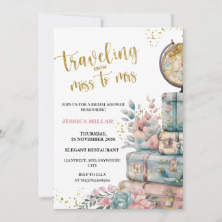 Invitation pour l'Enterrement de Vie de Jeune Fill