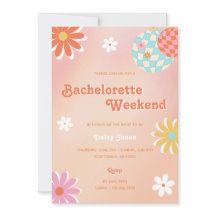 Invitation pour l'enterrement de vie de jeune fill