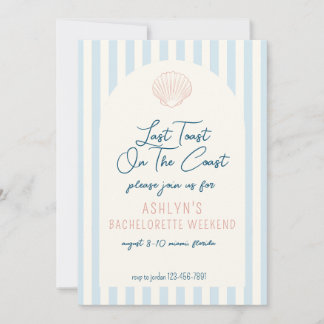 Invitation pour l'enterrement de vie de jeune fill