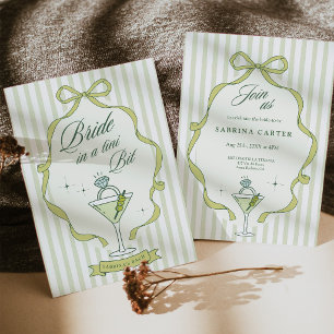 Invitation pour l'enterrement de vie de jeune fill