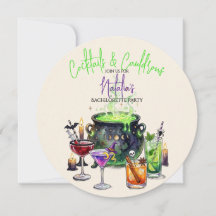 Invitation pour l'enterrement de vie de jeune fill