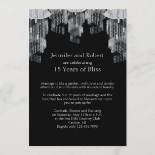 Invitation pour les 15 ans de mariage Crystal Chan