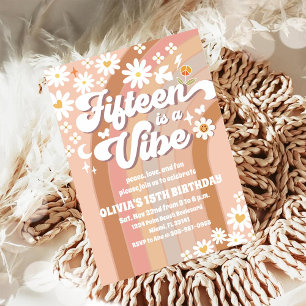 Invitation pour les 15 ans de Retro Daisy