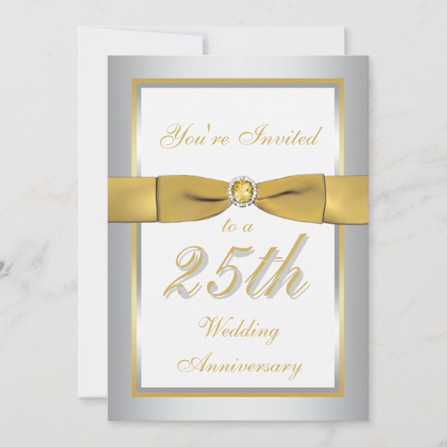 Invitation pour les 25 ans d'anniversaire de maria (Devant)