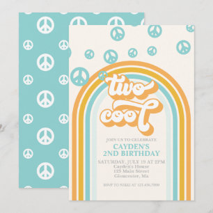 Invitation pour les 2 ans de TWO Cool Retro Boy