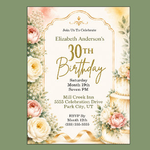 Invitation pour les 30 ans de Belle Pivoine