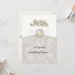Invitation pour les 30 ans de mariage