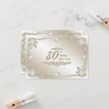 Invitation pour les 30 ans de mariage, RSVP