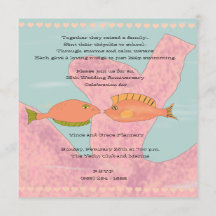 Invitation pour les 35 ans de mariage de Coral & K