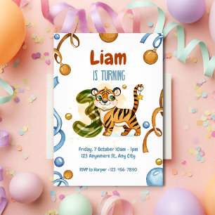 Invitation pour les 3 ans de Tigre Sauvage & Migno