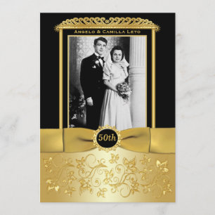 Invitation pour les 50 ans de mariage