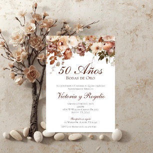 Invitation pour les 50 ans de mariage