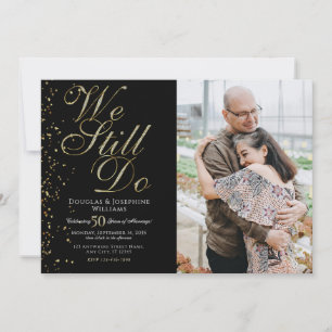 Invitation pour les 50 ans de mariage 'Nous sommes