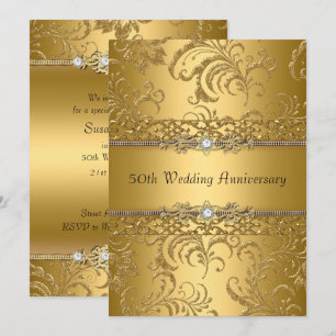 Invitation pour les 50 ans de mariage Tourbillon F