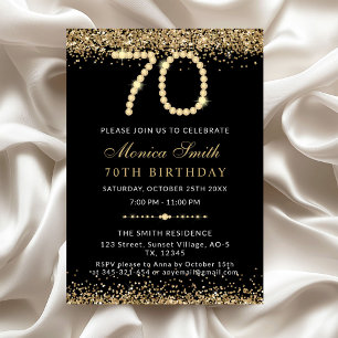 Invitation pour les 70 ans de Chic Gold Diamonds