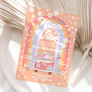 Invitation pour les 9 ans de Retro Hippie