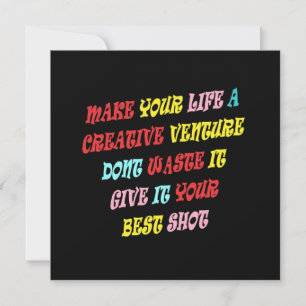 INVITATION POUR LES AVENTURES CRÉATIVES ET LES PERSONNES QUI 