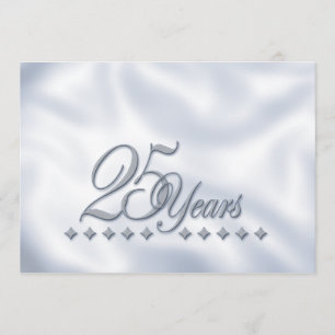 Invitation pour les Noces d'Argent