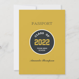 Invitation pour photo de passeport de remise de di