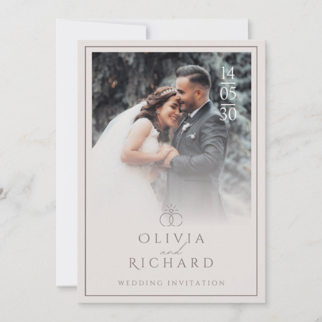 Invitation Pour toujours commence ici (Devant)